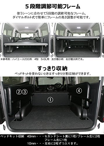 ハイエース 200系 標準幅 スーパーGL用 ベッドキット 10mm Amazon.co.jp: WINGS ハイエース 標準ボディー（車幅）スーパー
